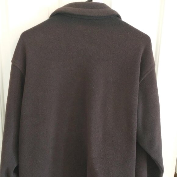 COLUMBIA Men's Fleece Jacket, Size Large, Gray - Picture 4 of 6